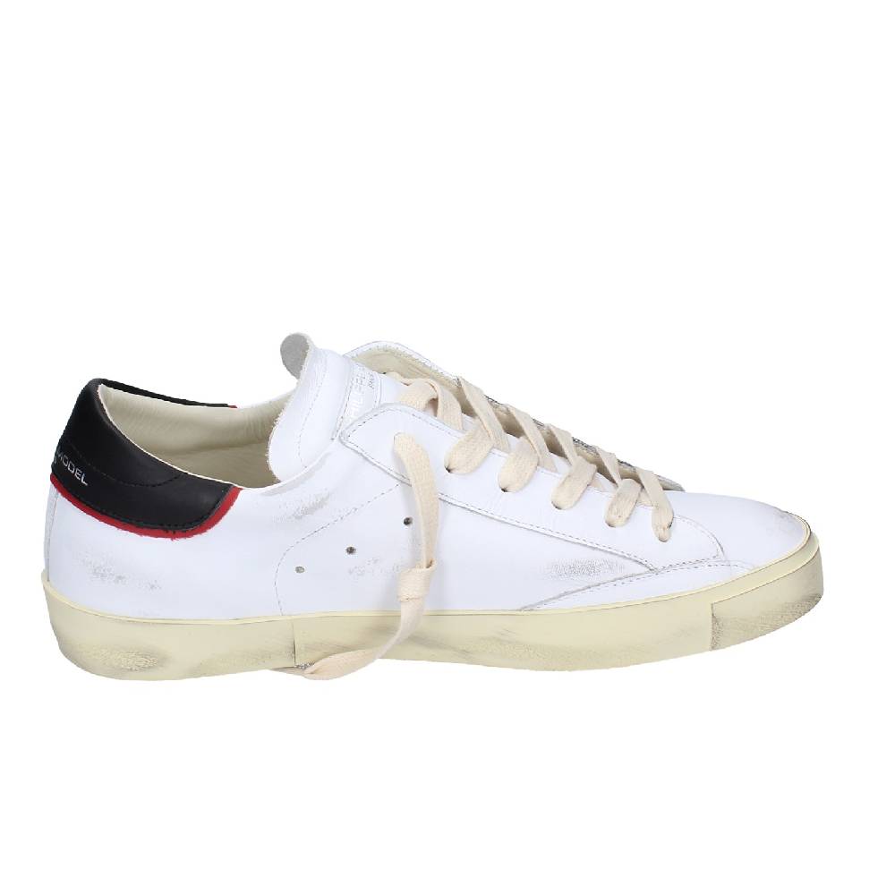 scarpe uomo PHILIPPE MODEL sneakers bianco pelle VINTAGE EX361 Vendita Economica