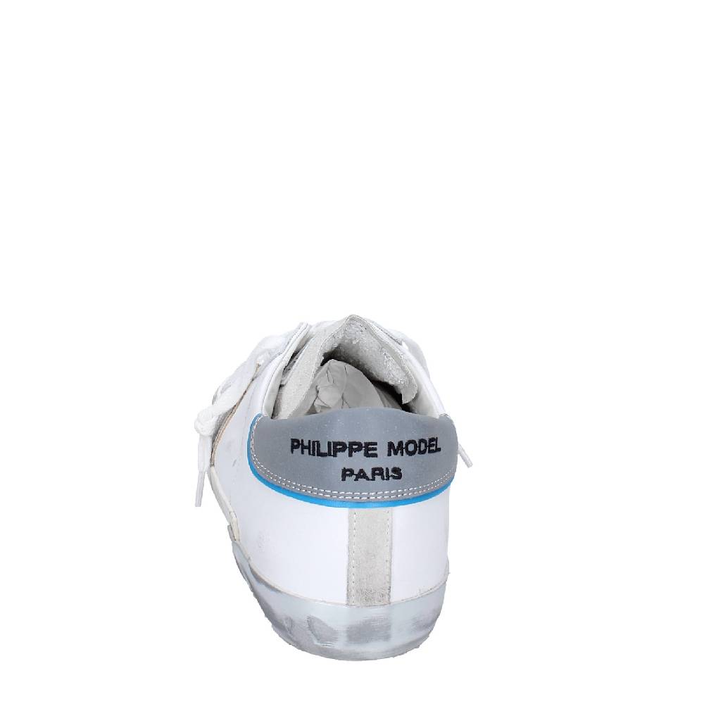 scarpe uomo PHILIPPE MODEL sneakers bianco pelle VINTAGE EX342 Nuova
