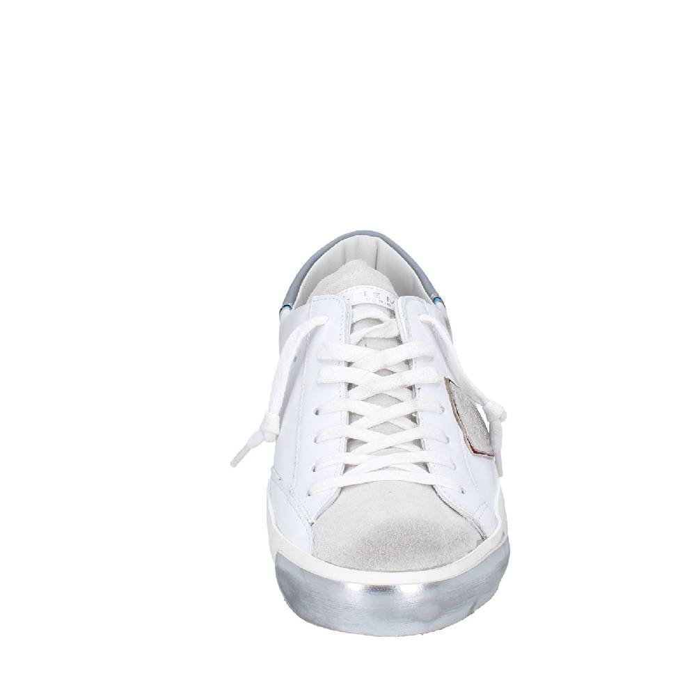 scarpe uomo PHILIPPE MODEL sneakers bianco pelle VINTAGE EX342 Nuova
