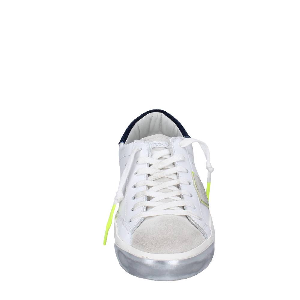 scarpe uomo PHILIPPE MODEL sneakers bianco pelle beige camoscio VINTAGE EX334 2025