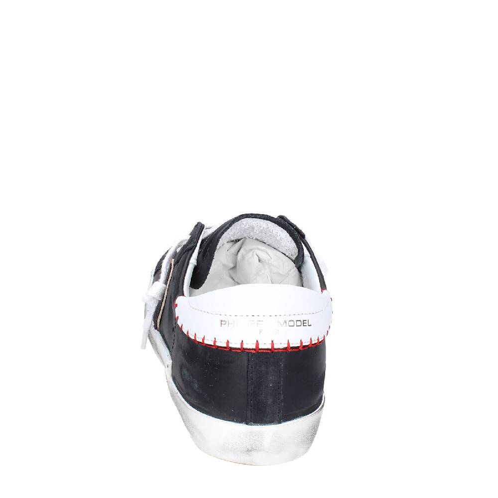 scarpe uomo PHILIPPE MODEL sneakers nero pelle VINTAGE EX338 Italia