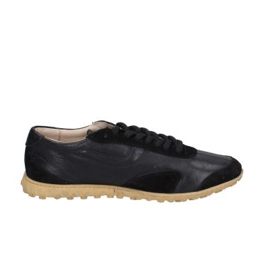 scarpe uomo MOMA sneakers nero pelle PER001-PER1 BC765 Nuovo