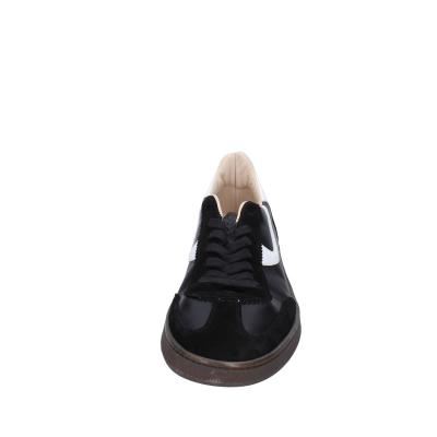 scarpe uomo MOMA sneakers nero pelle bianco camoscio 4AS420-CRVF BC746 Promozione