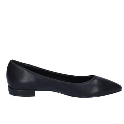 scarpe donna OLGA RUBINI ballerine nero pelle sintetica BM95 Pezzi Unici