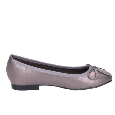 scarpe donna FRANCESCO MILANO ballerine grigio pelle sintetica BH55 Negozi Online