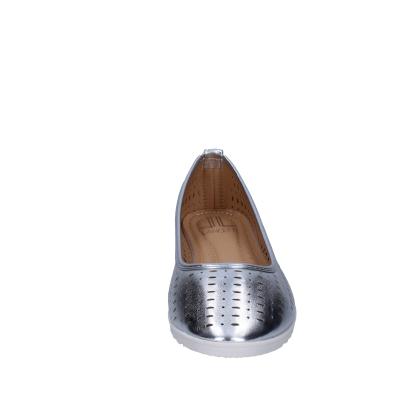 scarpe donna LANCETTI ballerine argento pelle sintetica BP564 Consegna Veloce