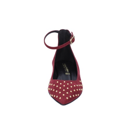scarpe donna OLGA RUBINI ballerine bordeaux camoscio BS830 Promozione Limitata