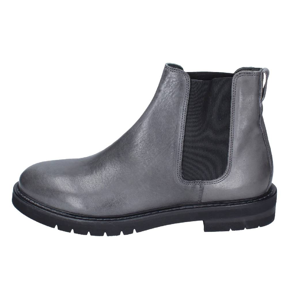 scarpe uomo MOMA stivaletti grigio pelle 60305C EY509 Prezzo Ridotto