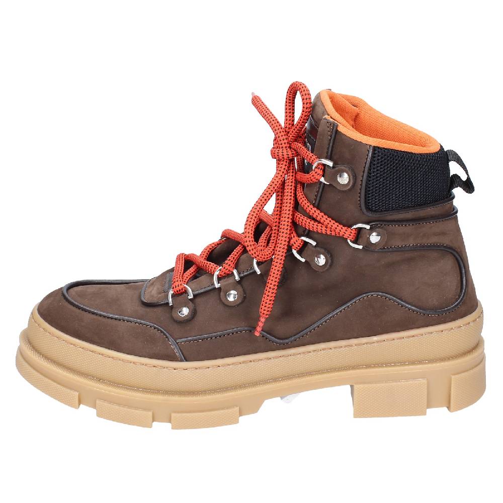 scarpe uomo STOKTON stivaletti marrone pelle nabuk EY849 Online