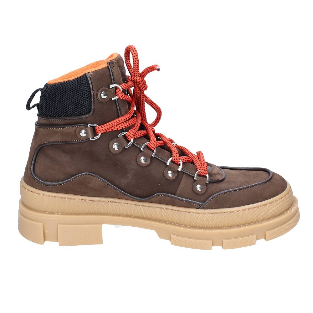 scarpe uomo STOKTON stivaletti marrone pelle nabuk EY849 Online