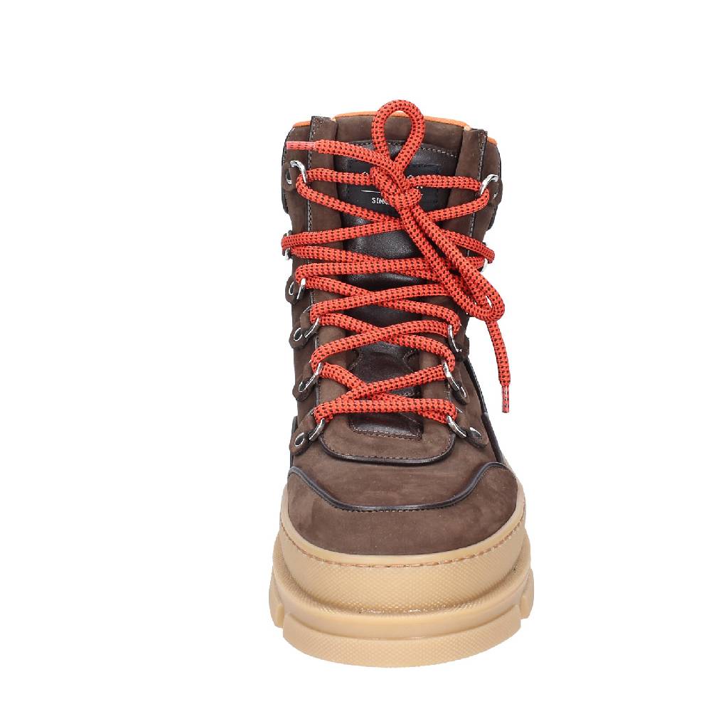 scarpe uomo STOKTON stivaletti marrone pelle nabuk EY849 Online