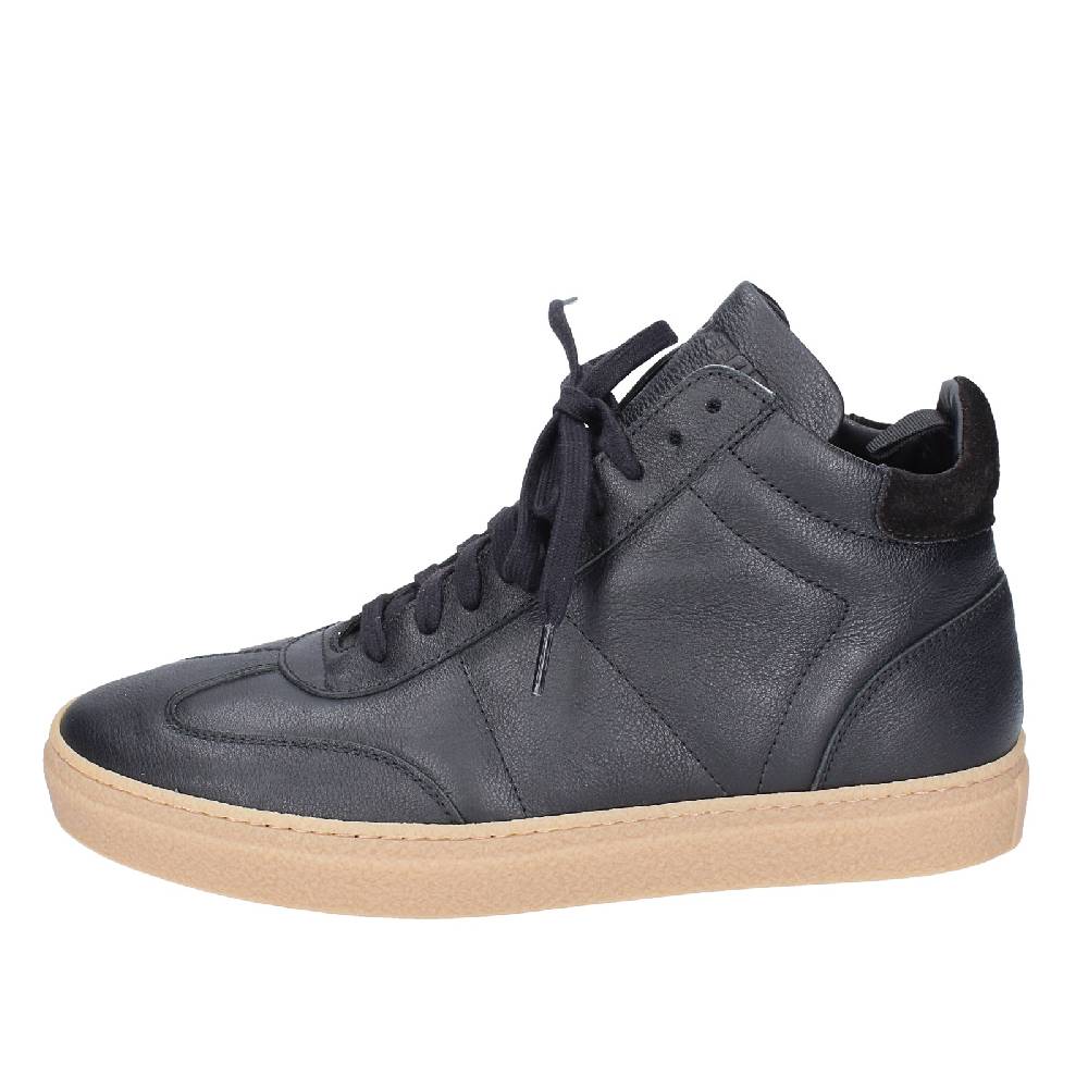 scarpe uomo STOKTON stivaletti nero pelle EY853 Hotsell