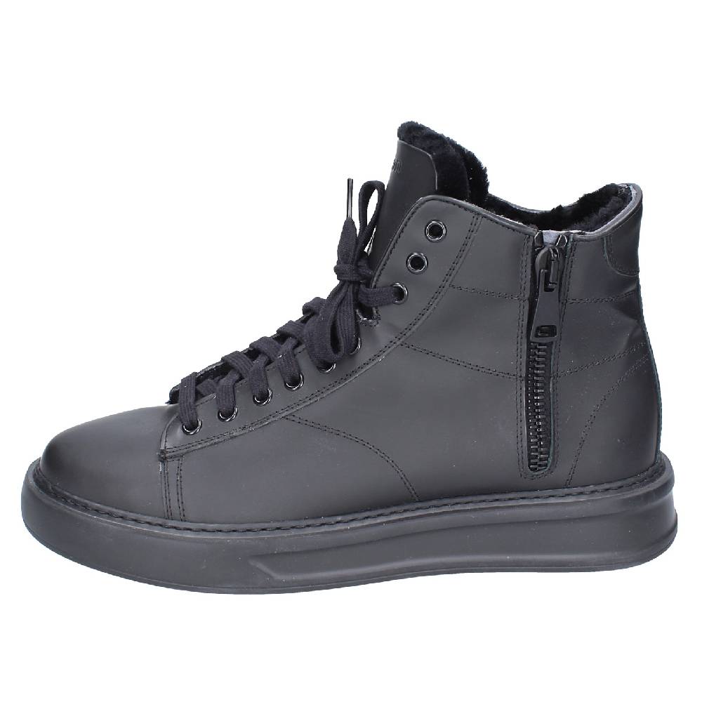 scarpe uomo STOKTON stivaletti nero gomma EY850 Vendita Calda