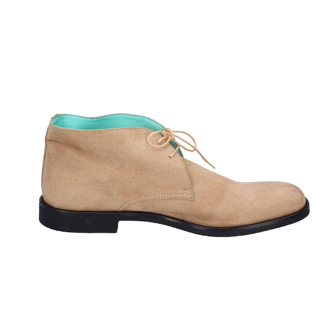 scarpe uomo NAK stivaletti marrone camoscio EY196 Nuova