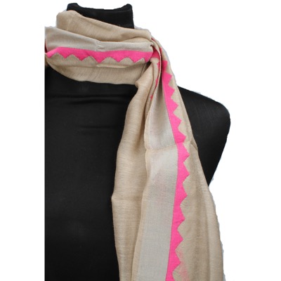 pareo donna NALI' beige seta rosa AF446 2025