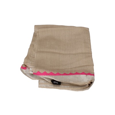 pareo donna NALI' beige seta rosa AF446 2025