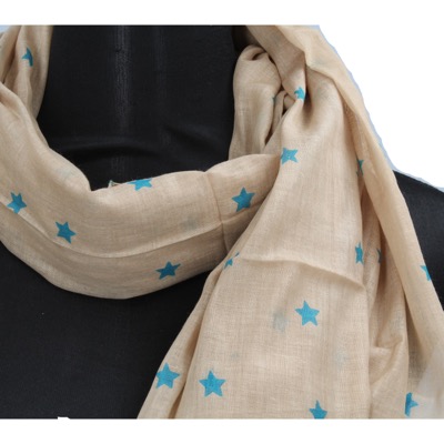 pareo donna NALI' beige cotone verde AF423 Soddisfazione Garantita