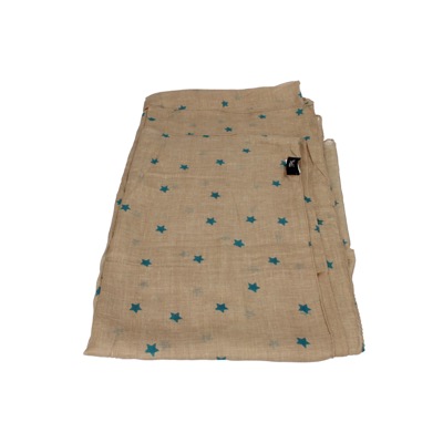 pareo donna NALI' beige cotone verde AF423 Soddisfazione Garantita