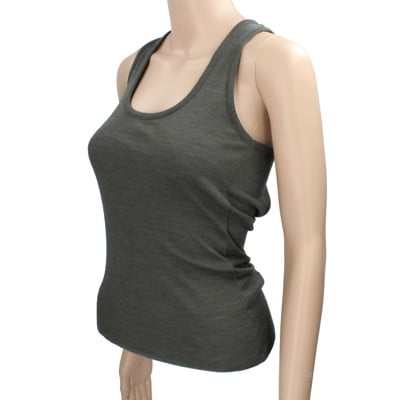 top canotta donna SUOLì 40 verde scuro tessuto AN662 Promozione Limitata