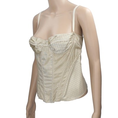 top donna AMULETI 44 beige lino AP14 Shopping Online