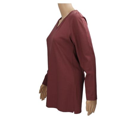 maglia donna GENTRY PORTOFINO viola cotone AM492 Outlet