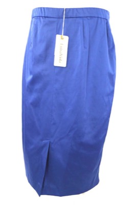 gonna donna LUISA VIOLA 14 blu poliestere AM259 Offerte