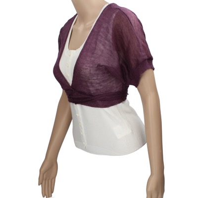 coprispalle donna 11.04 MILANO 42 viola acrilico AN798 Saldi Di Fabbrica
