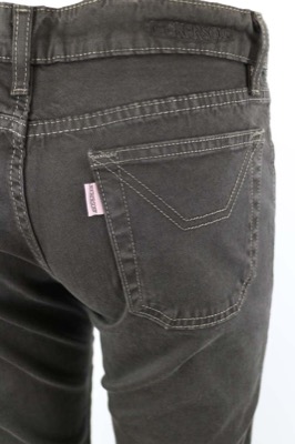 pantaloni donna JECKERSON 26 marrone cotone AM200 Nuova
