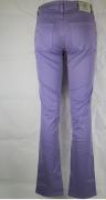 pantaloni donna CAMOUFLAGE AR & J. viola cotone AM271 Nuovo