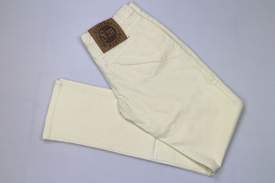 pantaloni donna FRANKIE MORELLO 29 beige cotone AN150 Spedizione Gratuita