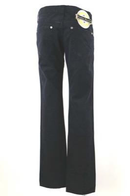 pantaloni donna FRANKIE MORELLO 33 nero cotone AM382 I Più Venduti