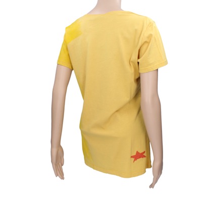 maglia donna ISHIKAWA tg. M giallo cotone AR113 Prezzo Ridotto