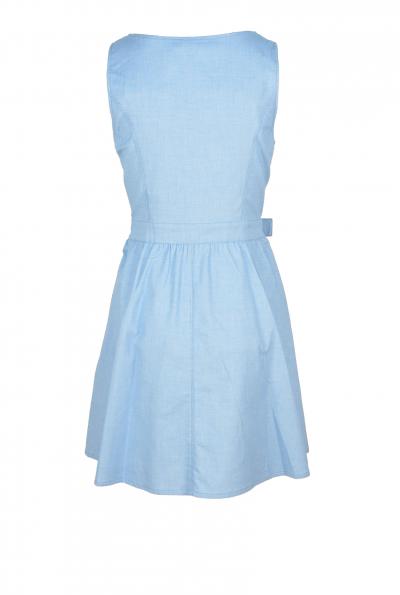 vestito donna LOVE MOSCHINO 42 celeste cotone CZ35 Convenienza