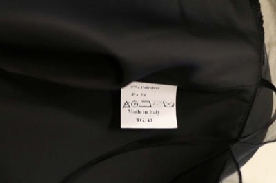 vestito donna ALTHEA 43 nero poliestere AM334 Offerta