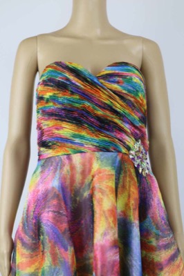 vestito donna ANTONIO NOTARO 50 multicolore poliestere AM437 Outlet