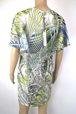 vestito donna BIANCOGHIACCIO 40 multicolore poliestere AM443 Offerte