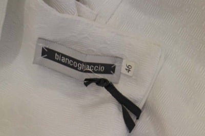 vestito donna BIANCOGHIACCIO 46 bianco poliestere AM280 Saldi Di Fabbrica