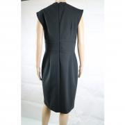 vestito donna BIANCOGHIACCIO 48 nero cotone AM362 Moda