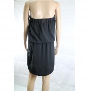 vestito donna BIANCOGHIACCIO nero poliestere AM449 Italy