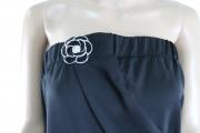 vestito donna BIANCOGHIACCIO nero poliestere AM449 Italy
