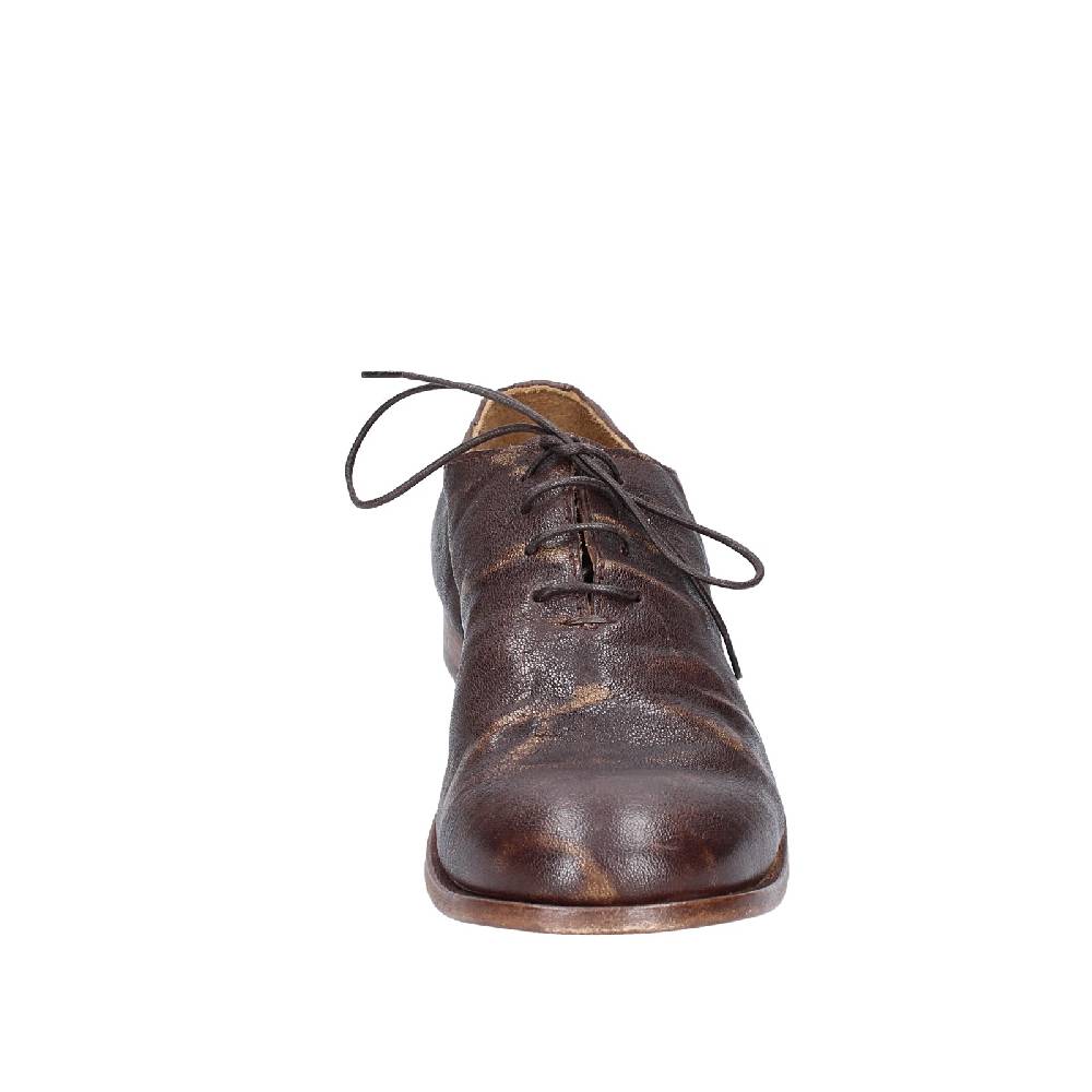scarpe donna MOMA classiche marrone pelle oro 39406A VINTAGE EX449 Qualità