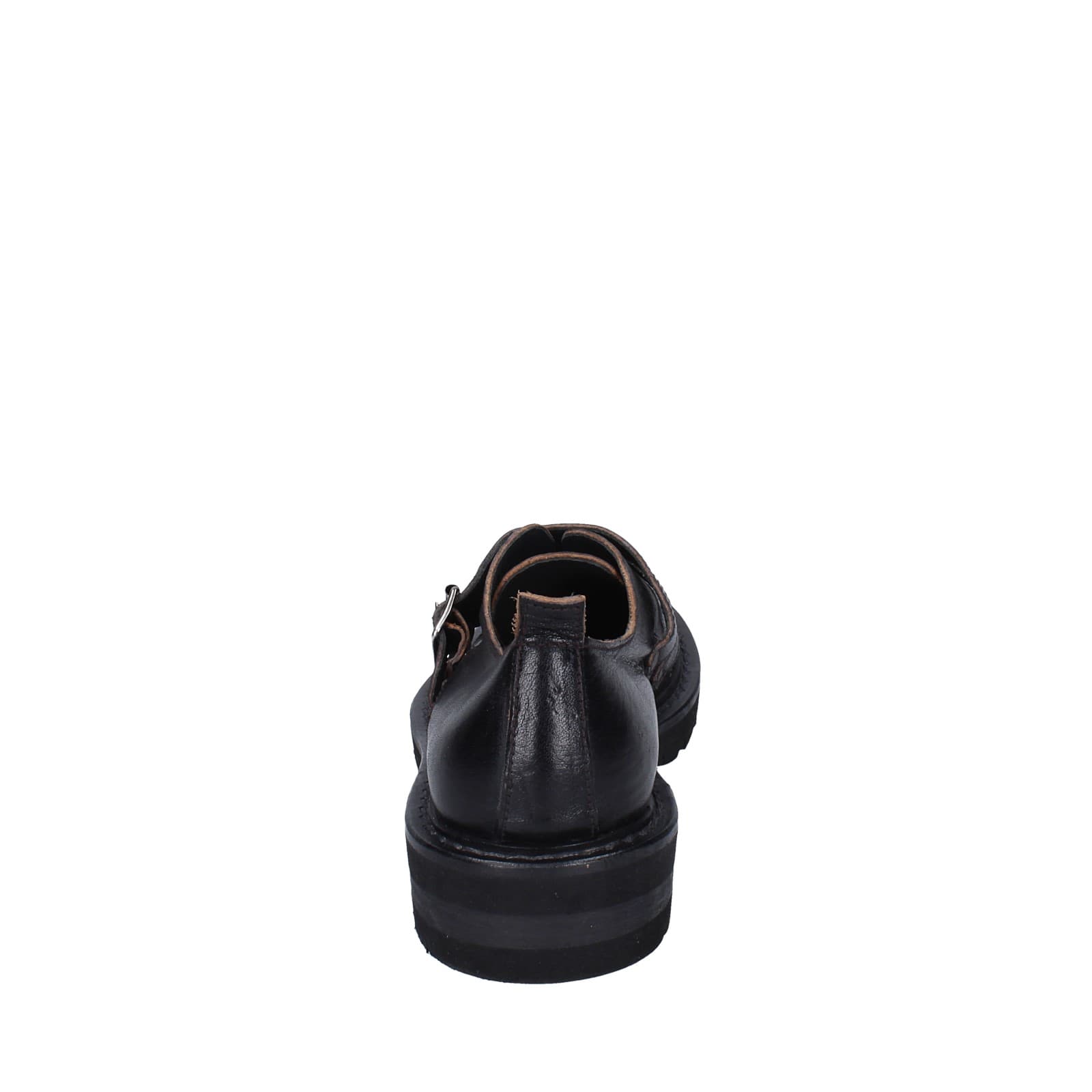 scarpe donna MOMA classiche nero pelle 84301F-VAR EY476 Affare Del Giorno