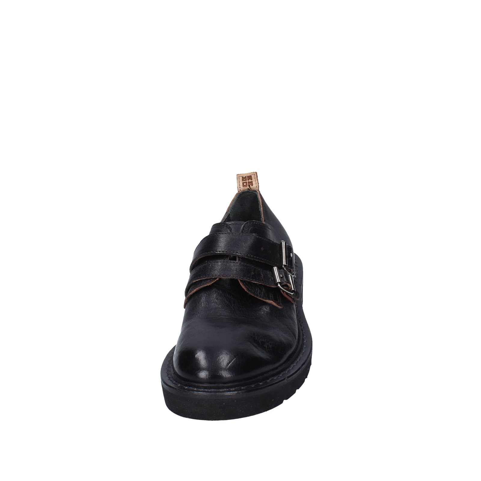 scarpe donna MOMA classiche nero pelle 84301F-VAR EY476 Affare Del Giorno