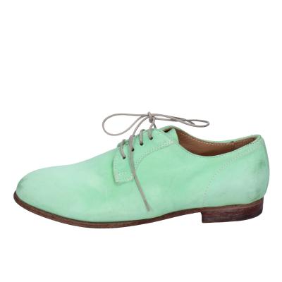 scarpe donna MOMA classiche verde camoscio BK131 Prezzo Ridotto