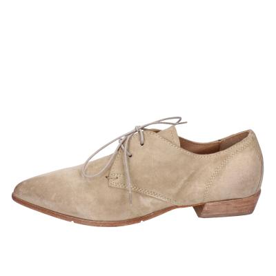 scarpe donna MOMA classiche beige camoscio BH329 Sottocosto