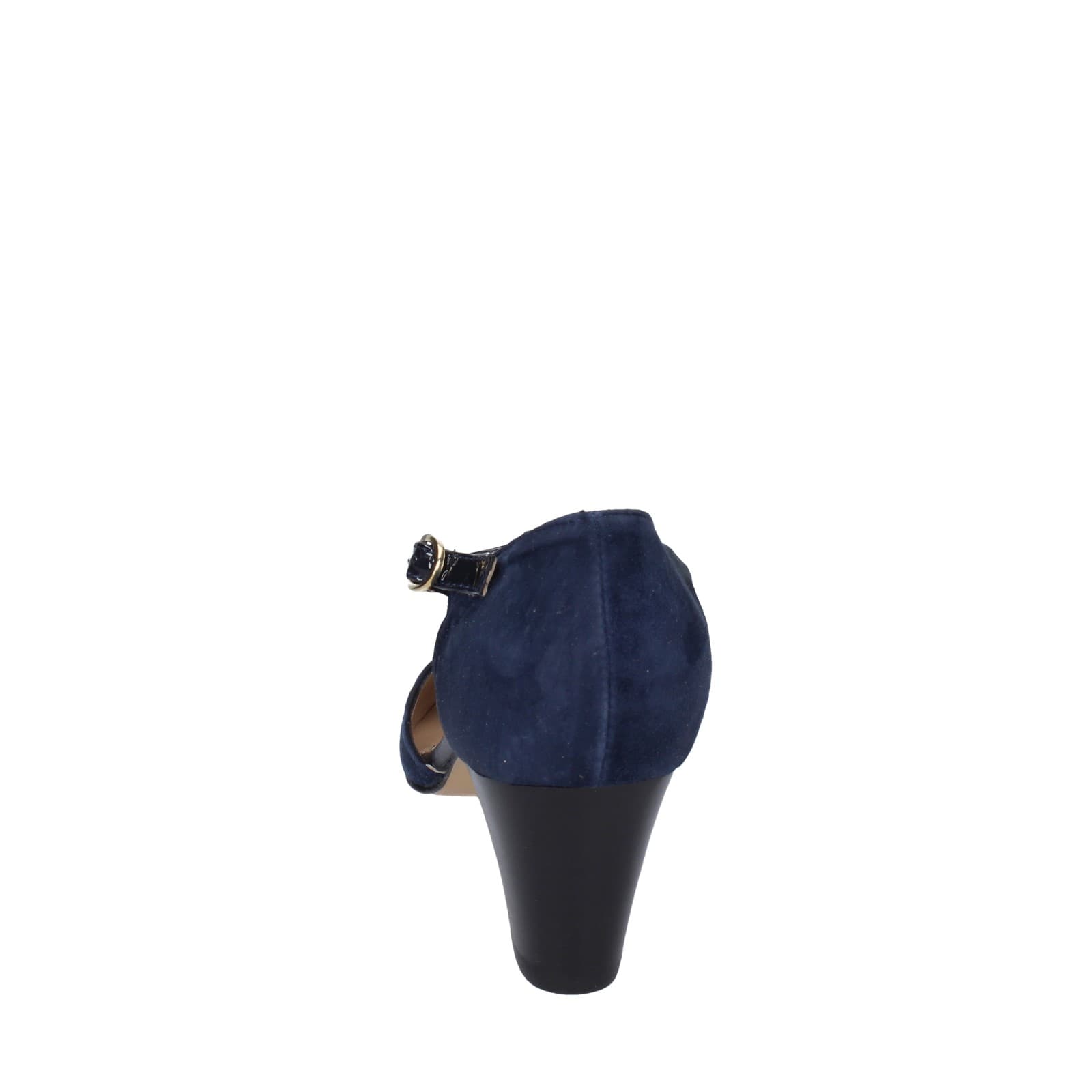 scarpe donna CONFORT decollete blu camoscio strass EZ370 In Vendita