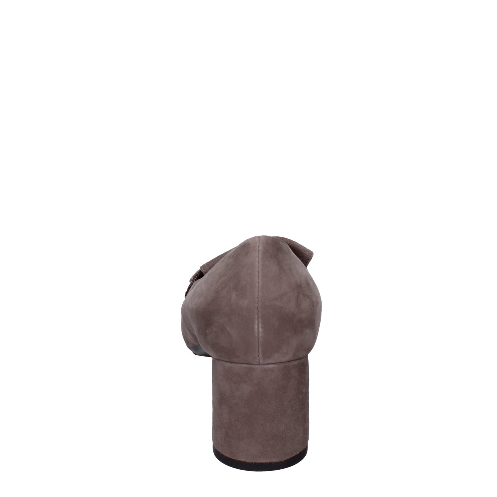 scarpe donna CONFORT decollete marrone camoscio EZ399 Nuova