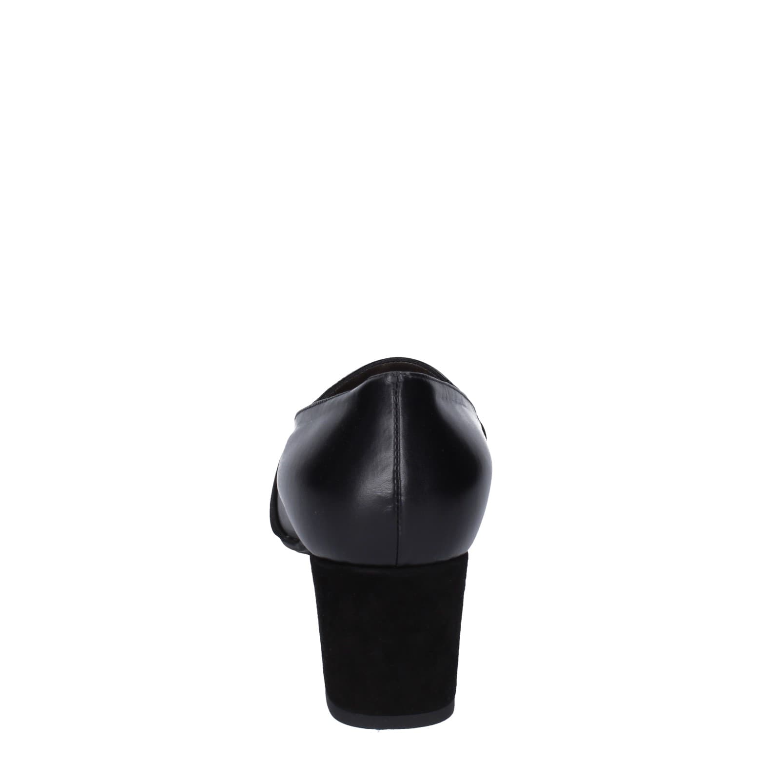 scarpe donna CONFORT decollete nero pelle vernice EZ410 2025