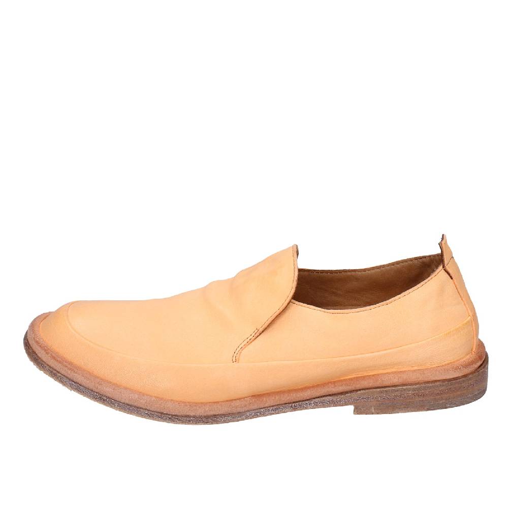 scarpe donna MOMA mocassini arancione pelle 1ES453 EY633 Vendita