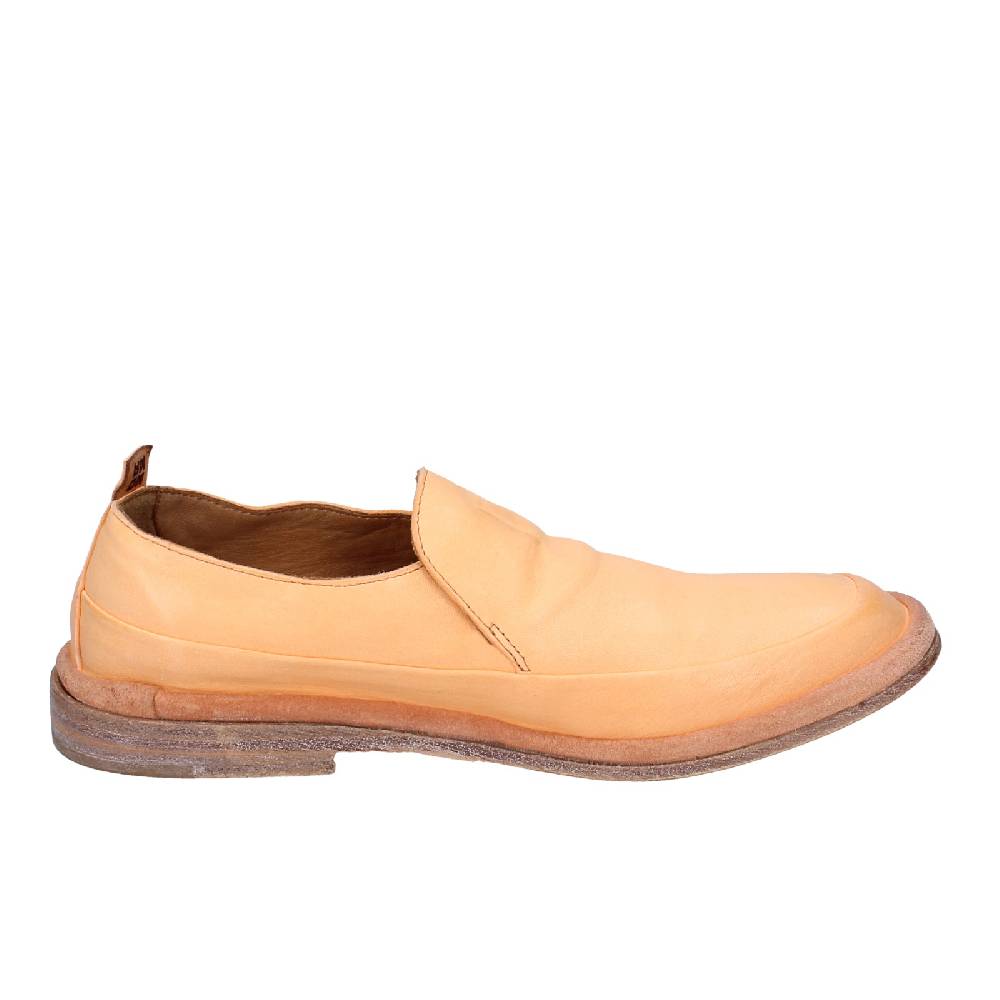 scarpe donna MOMA mocassini arancione pelle 1ES453 EY633 Vendita